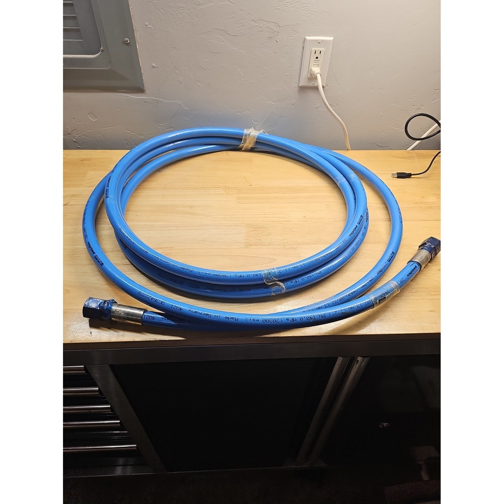 25 FT Parker Polyflex 2440N Ultra High Pressure Hose 1/2" ID 20300 PSI New NOS